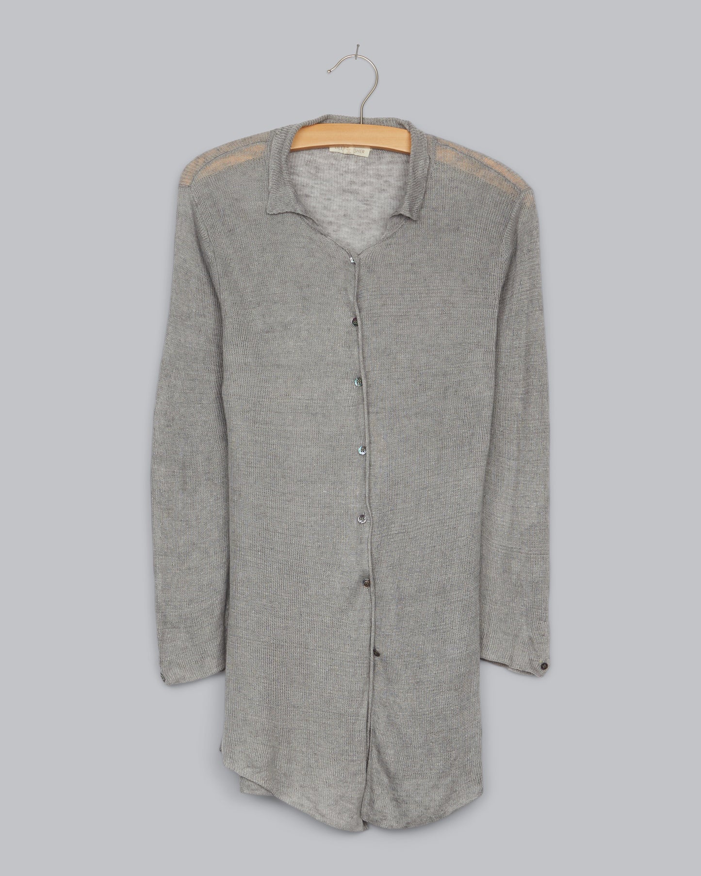 Linen Interlock Cardigan