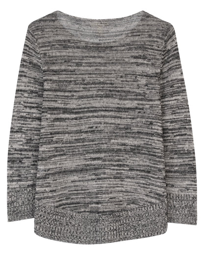 Organic Twisted Blurred Pullover